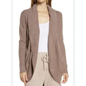 Barefoot Dreams CozyChic Lite Circle Cardigan‎ Pockets Size MEDIUM Bamboo
